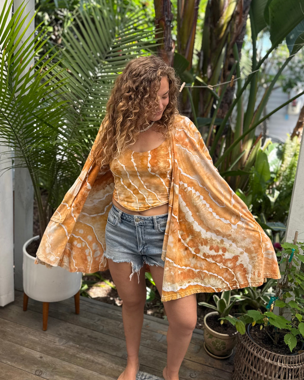 Amber Waves Asymmetrical Cardigan (XL)