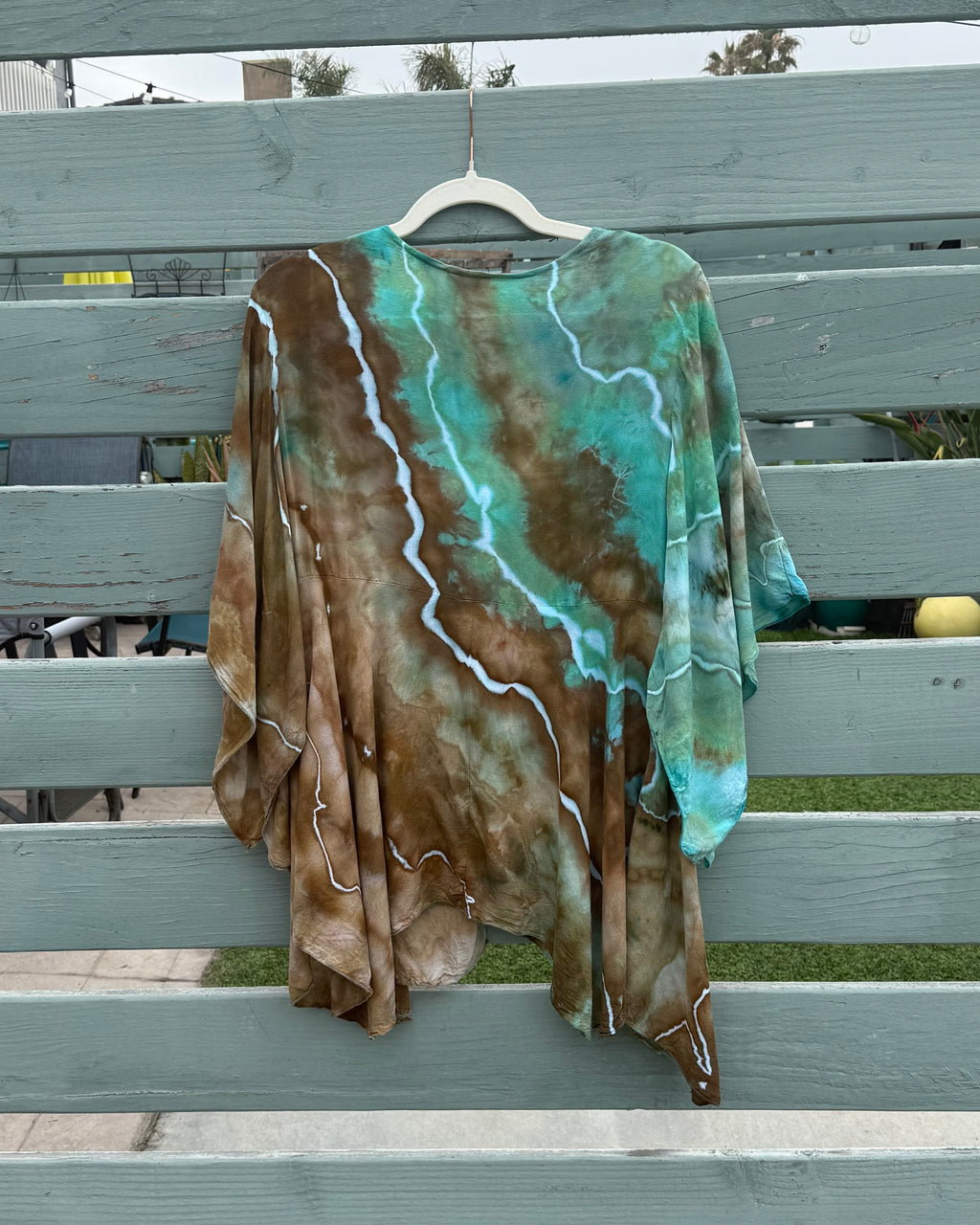 Malachite Earth Kimono Top (S/M)