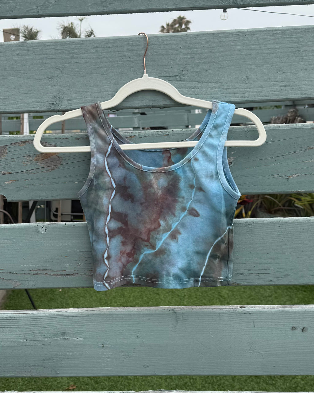 Blue Jasper Crop Tank (S)