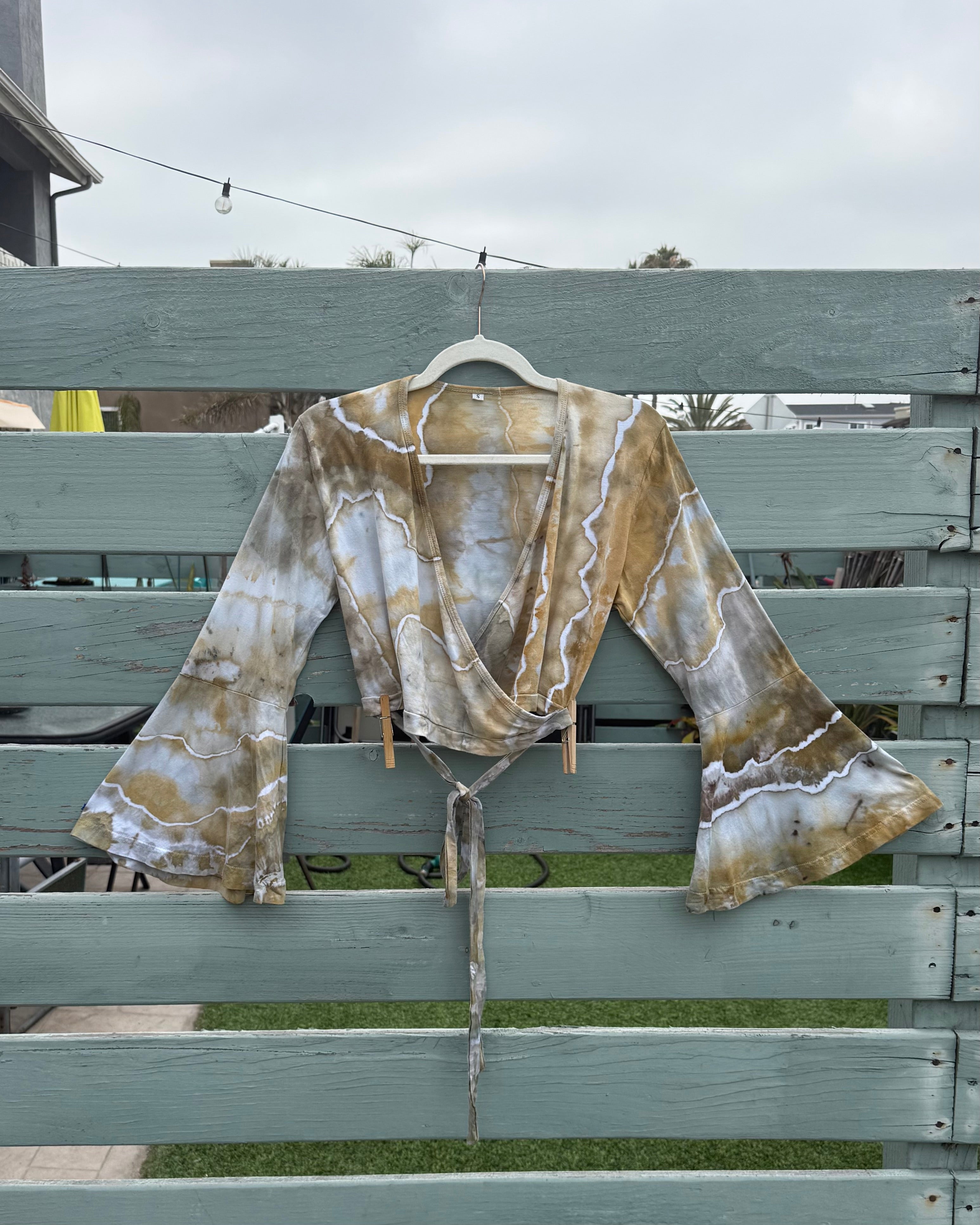 Sandstone Wrap Top (S)